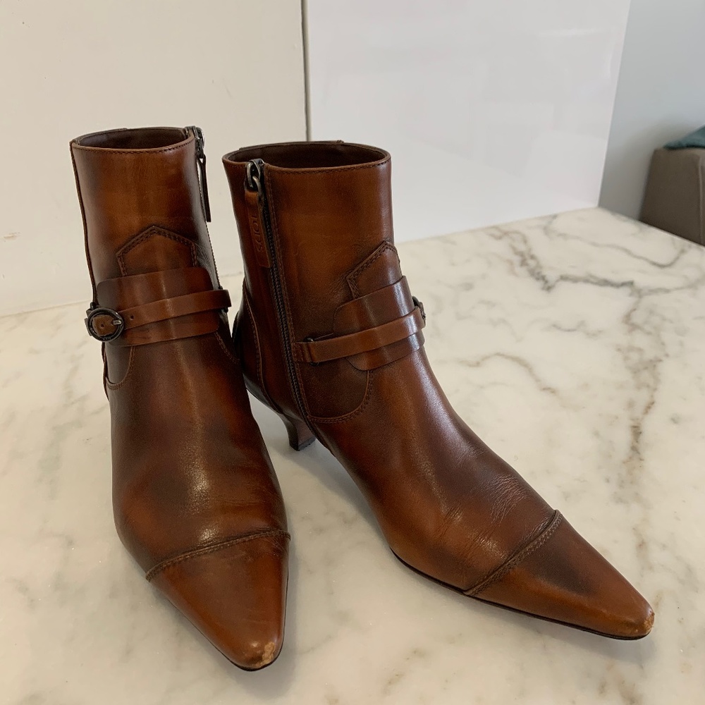 Tod's Brown Leather Boots